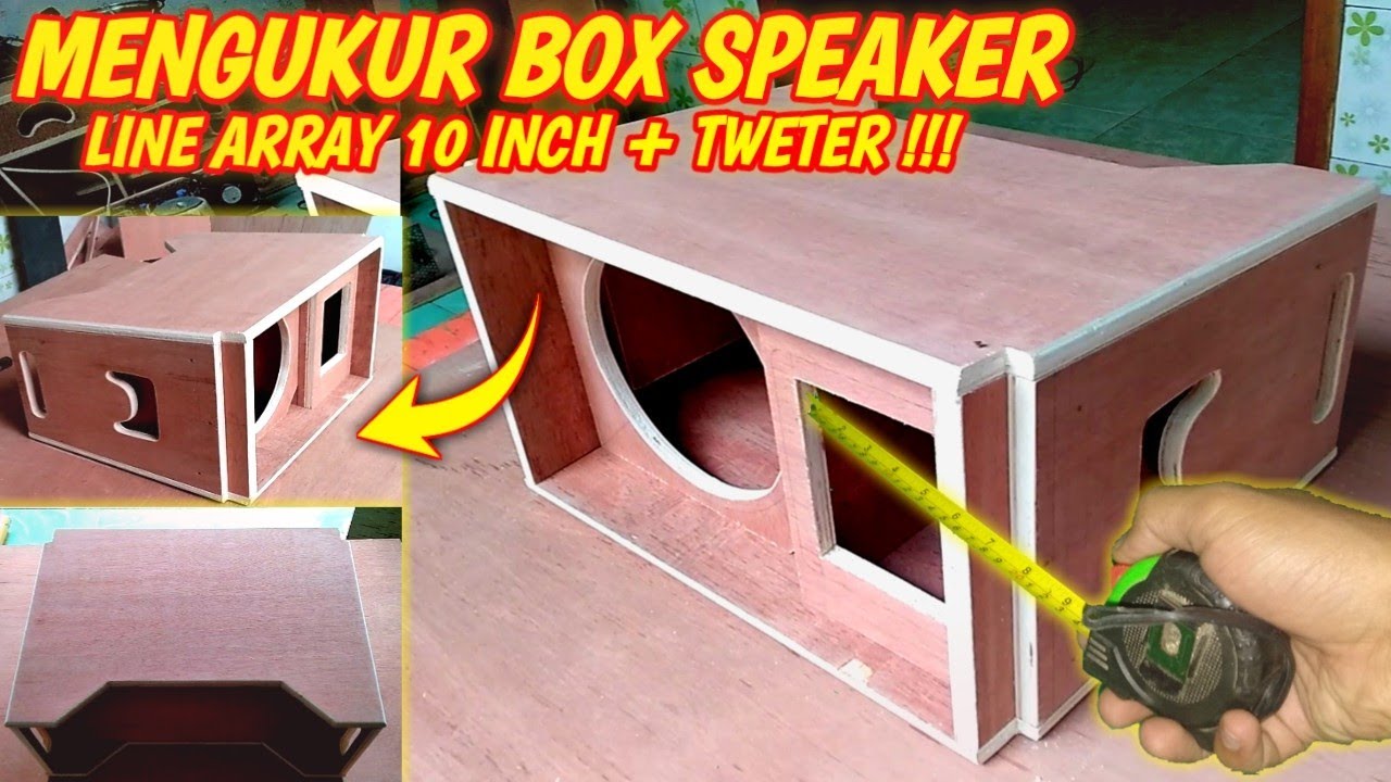 MENGUKUR BOX SPEAKER LINE ARRAY 10 INCH SINGGEL +TWETER