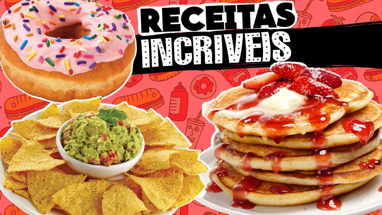 COMO FAZER DONUTS, PANQUECA AMERICANA E NACHOS