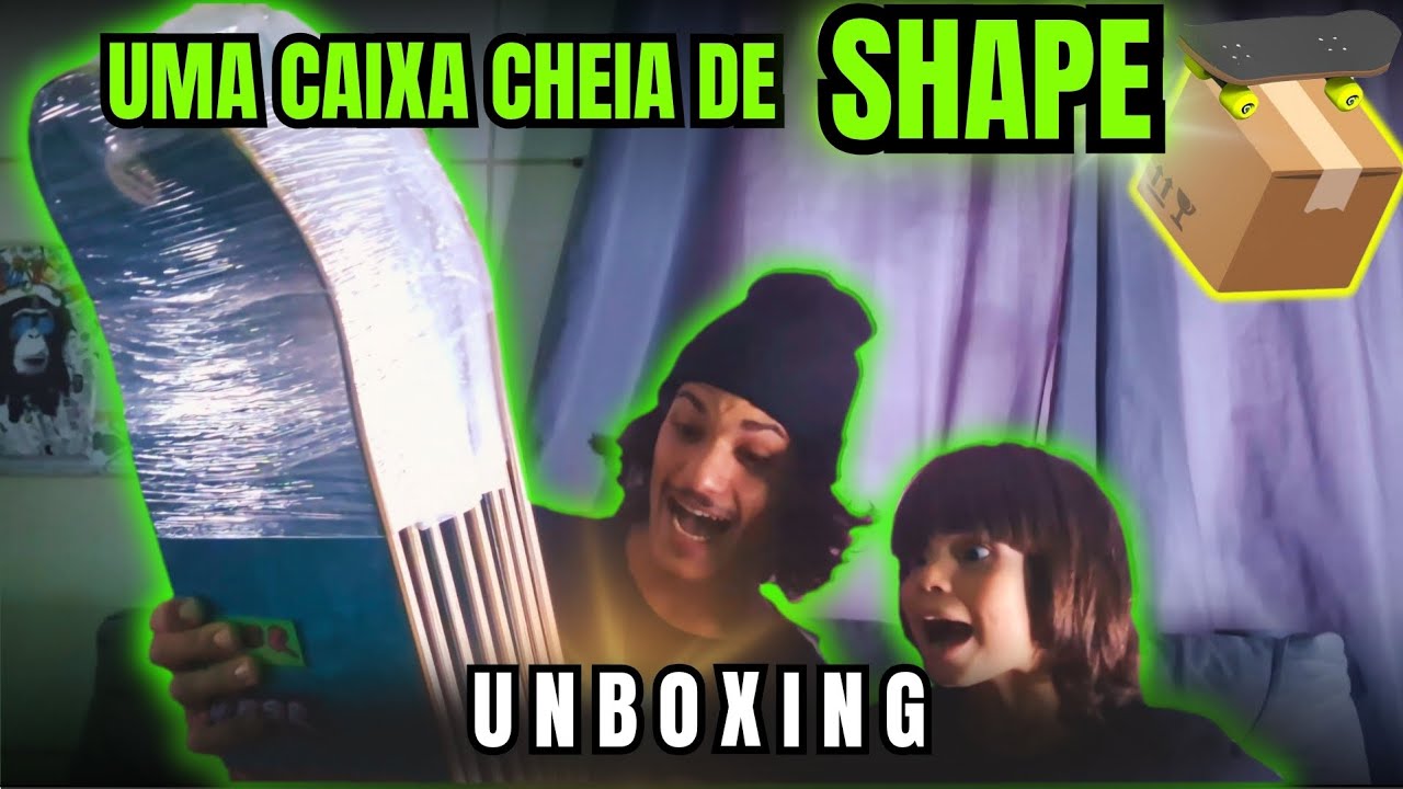 RECEBEMOS UMA CAIXA CHEIA DE SHAPES 😱🔥 | Unboxing insano YESR SKATEBOARDS