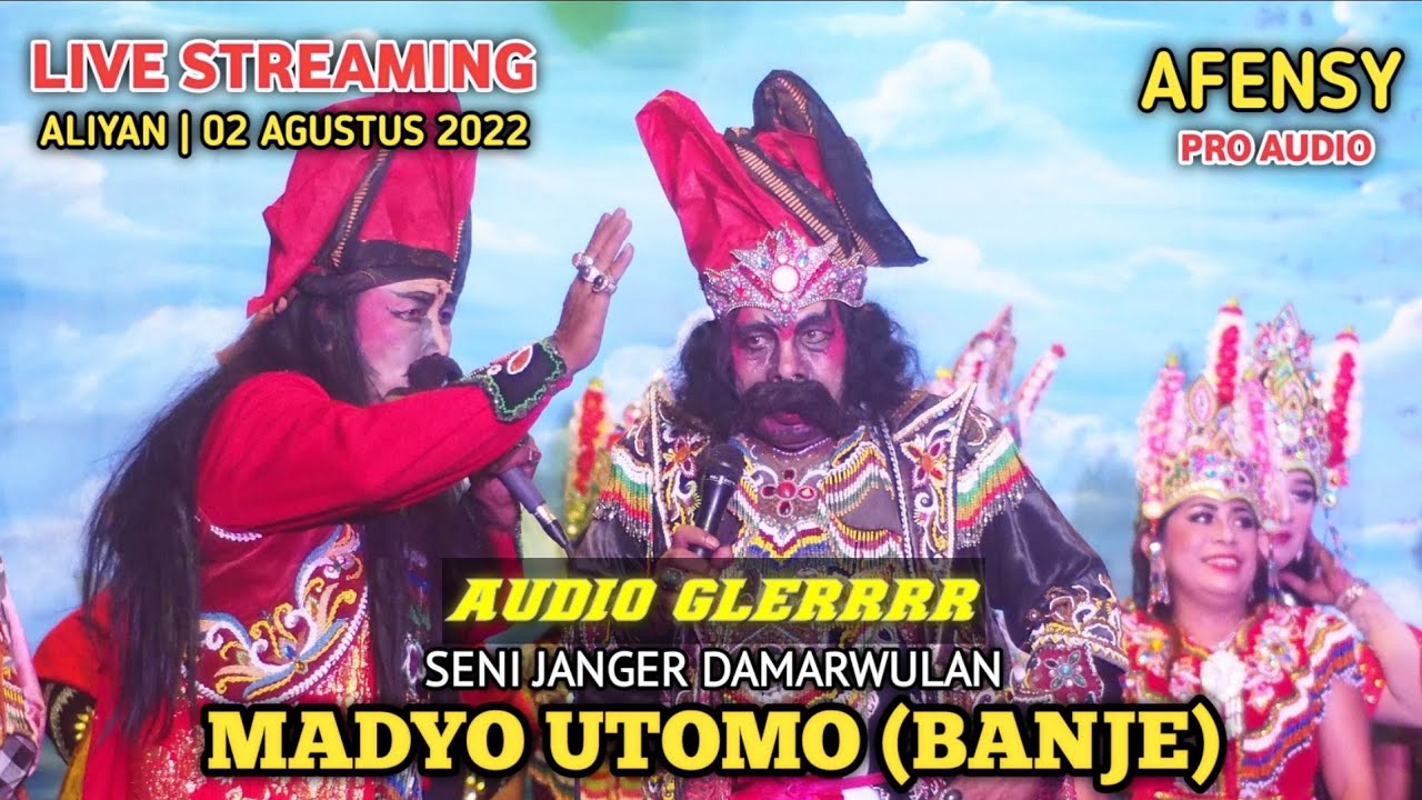 LIVE 🇮🇩 JANGER MADYO UTOMO BANJE | AFENSY AUDIO | ALIYAN ROGOJAMPI