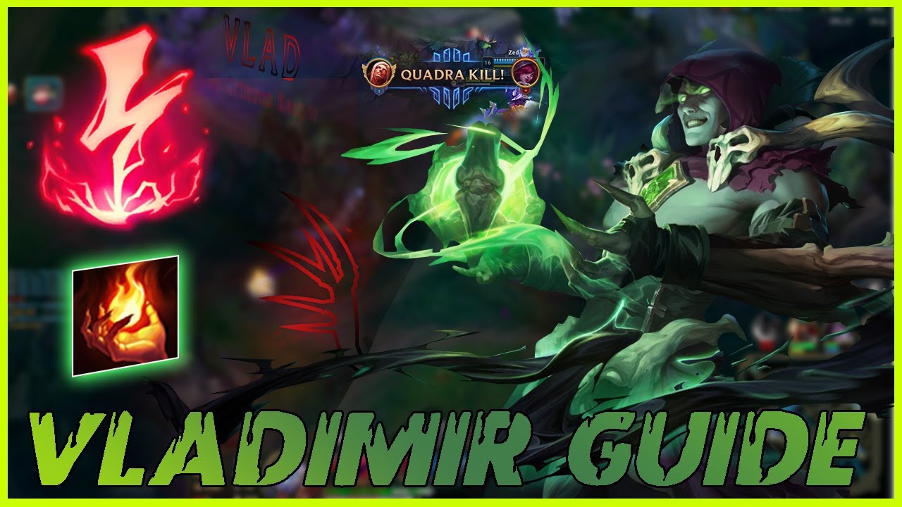 VLADIMIR GUIDE - VLADIMIR VS ZED RANK MASTER - VLADIMIR CHAN