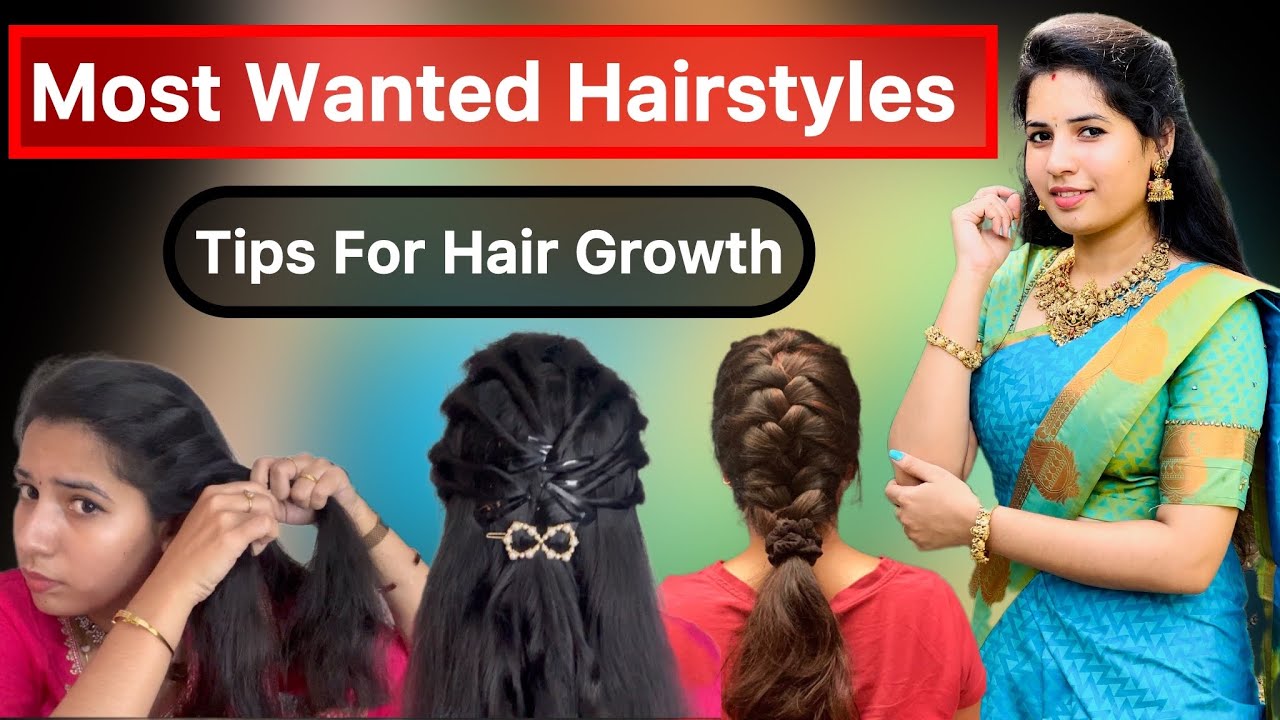 4 Hairstyles‼️🤩 | Easy & Cute for College Girls💃🏻 | Pondy Couple💞Sennilaa Sudhaharan