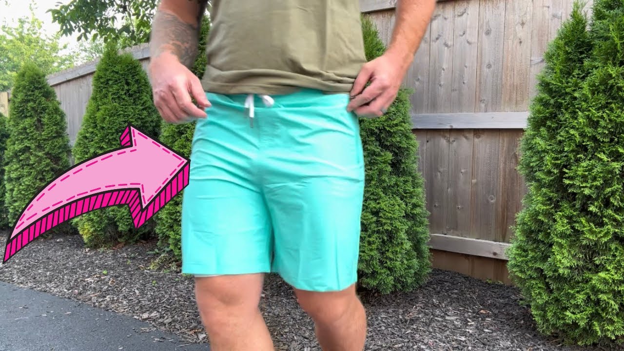 Review: Viodia Men's Swim Trunks with Compression Liner & Zipper Pockets (Cyan)