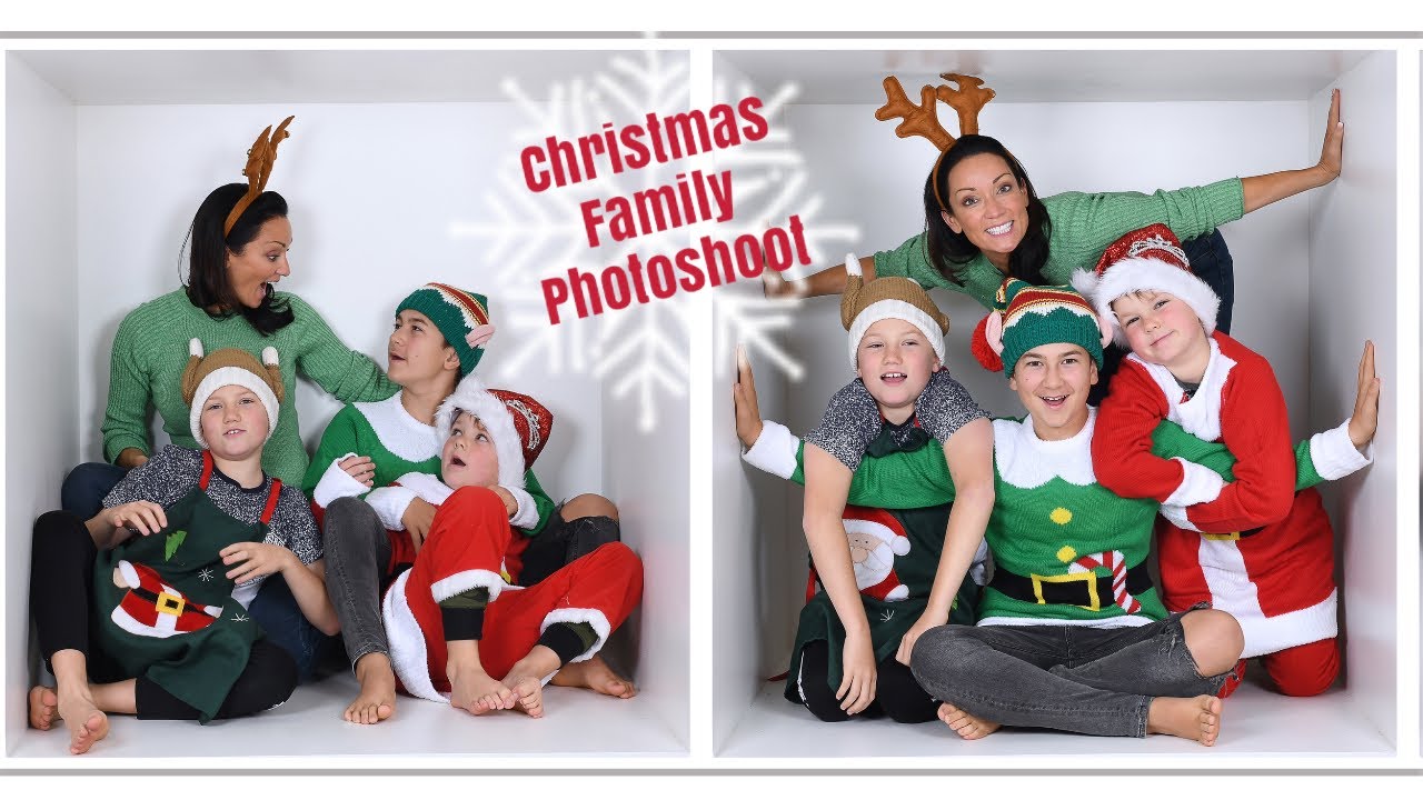 Christmas family photoshoot.