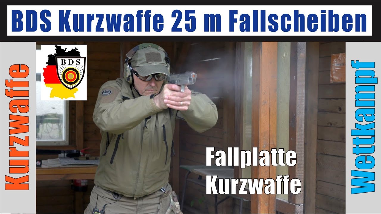 BDS Kurzwaffe Fallscheibe 25 m - Vorstellung KW Disziplin