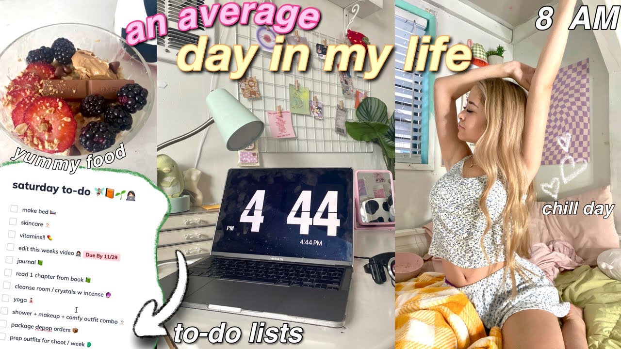 an average day in my life: completing my to-do list, my daily routine, & staying productive!