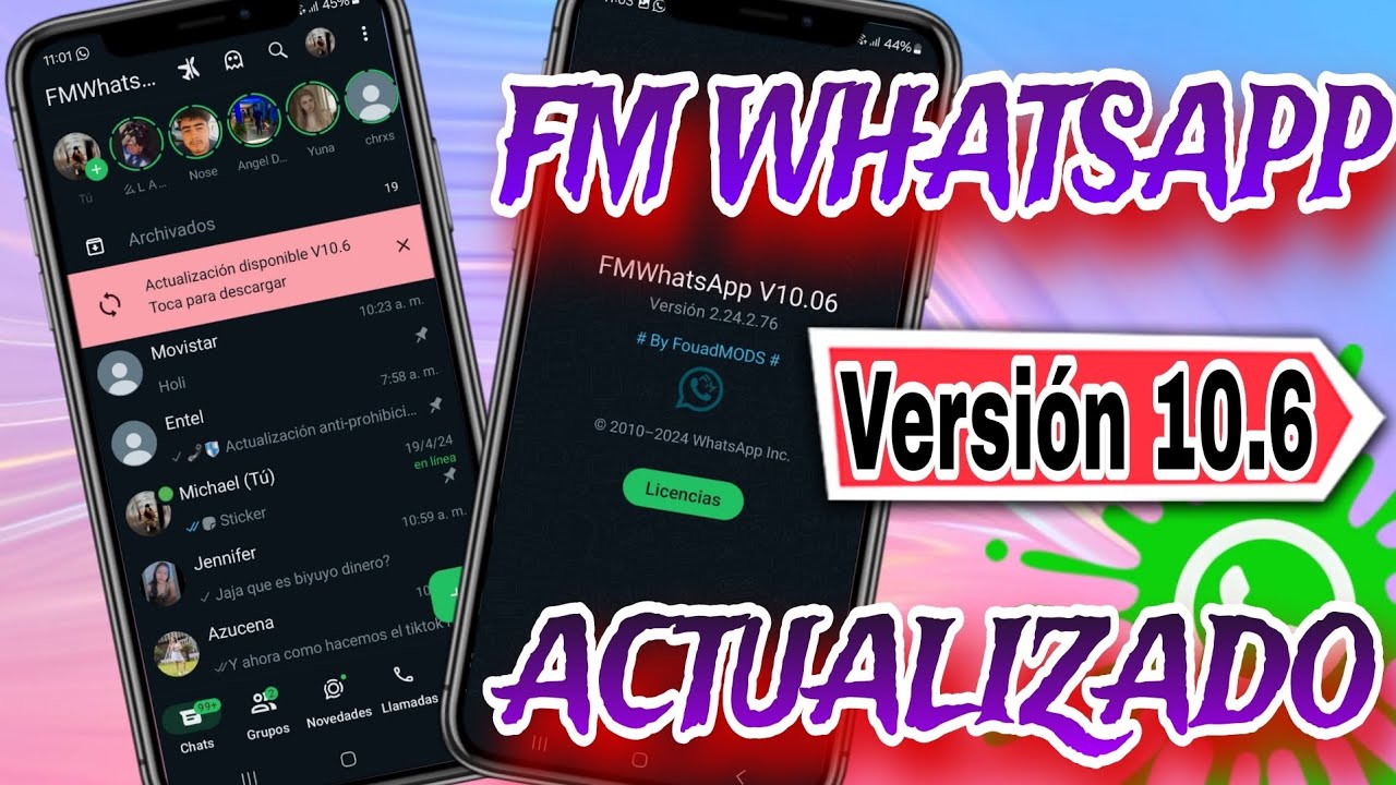 FM WhatsApp &Uacute;ltima Versi&oacute;n 10.6 || Fouad WhatsApp|| #viral #parati