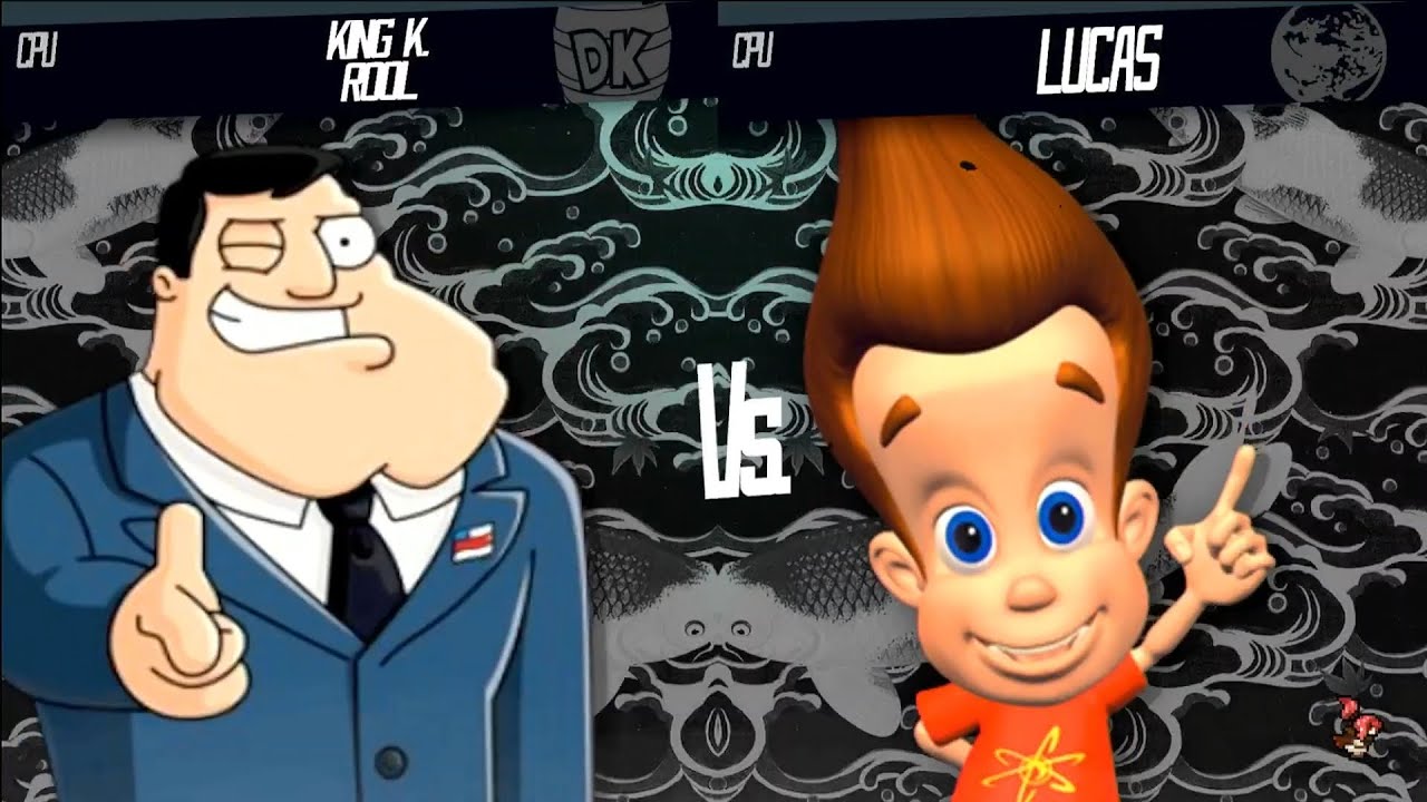 Jimmy Neutron  Vs Stan Smith - Requested Smash Battle