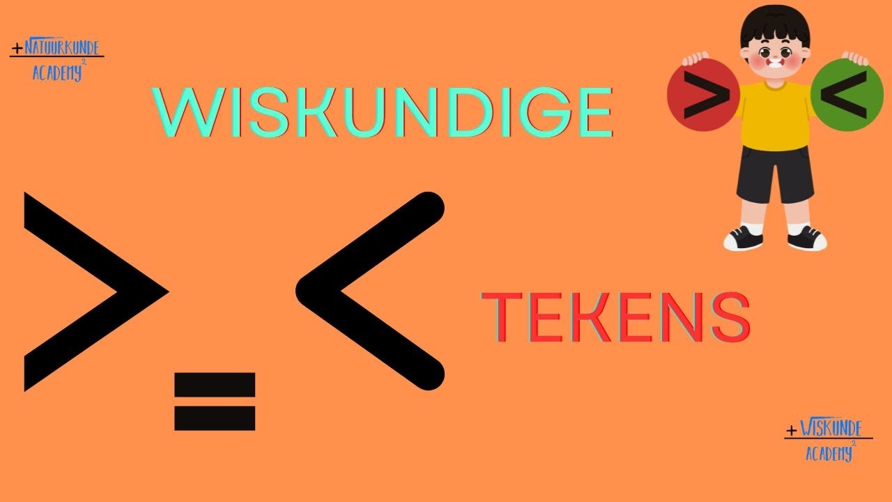 De tekens Groter dan, kleiner dan en is gelijk bij wiskunde & rekenen hou je zo makkelijk uit elkaar