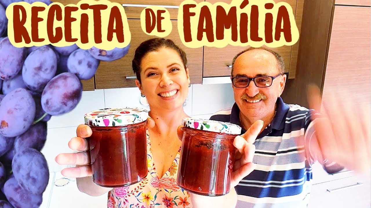 Geléia polonesa com as ameixas do meu jardim