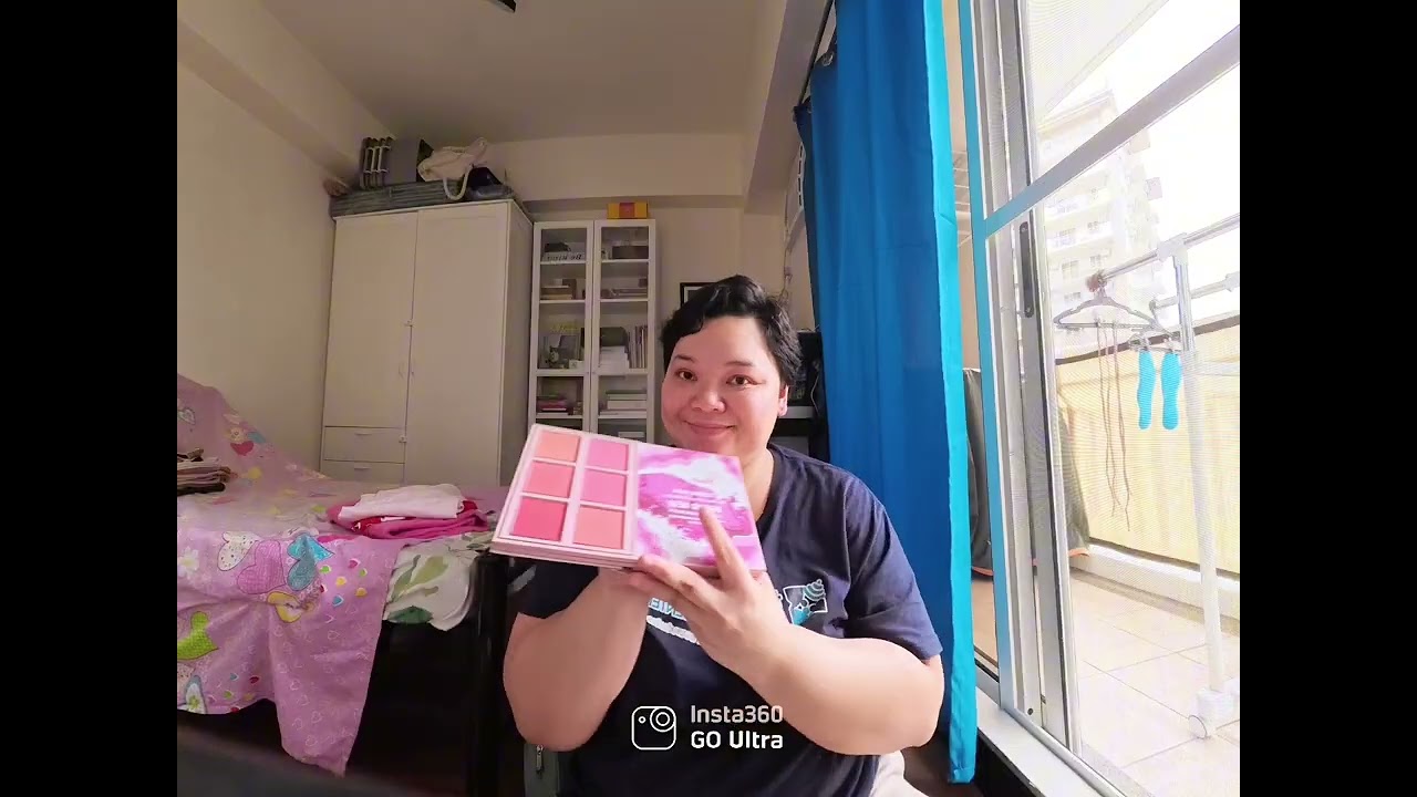 Swatch natin ang Dantes all in one make-up book #makeup #beauty #eyeshadow 