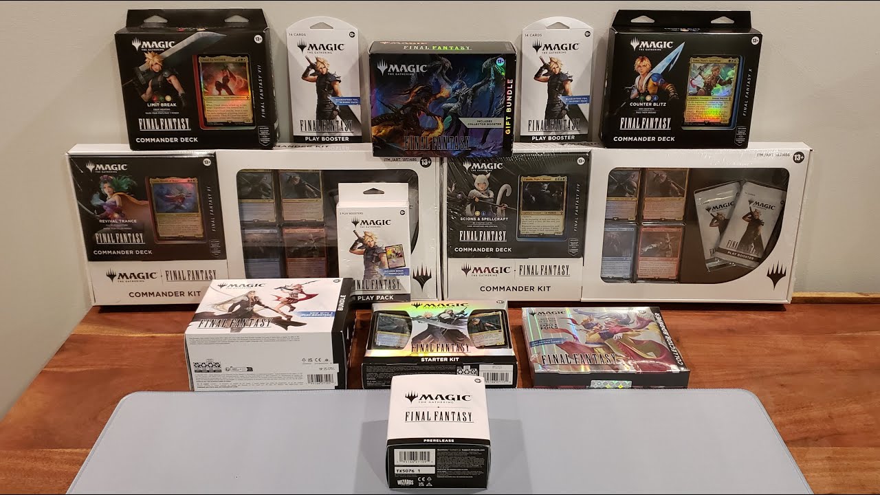 Magic: The Gathering Final Fantasy Prerelease Pack Opening