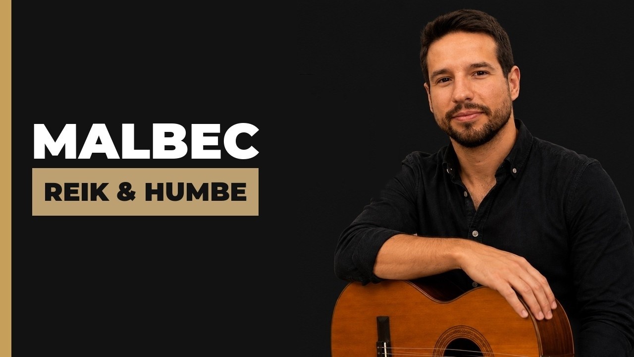Cómo Tocar MALBEC - Reik & HUMBE 🎸 Tutorial Guitarra Fácil (Acordes + Rasgueo)