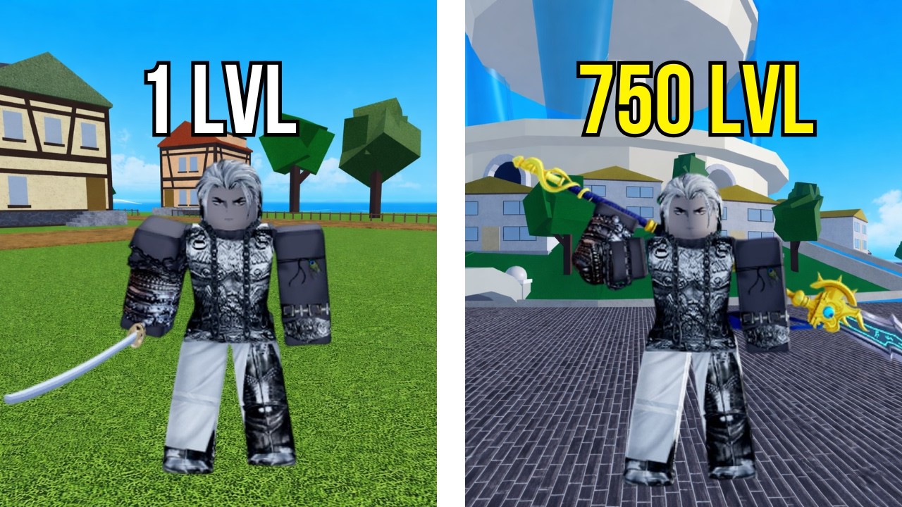 Noob to Max Swordsman in Blox Fruits (No Fruit)