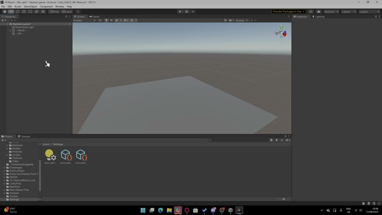 How to add your XR rig to your unity vr game