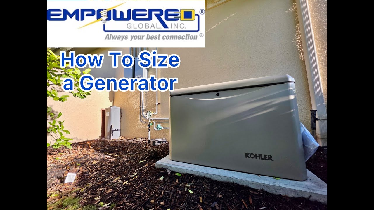 How To Size a Kohler or Generac Generator for Whole Home Backup