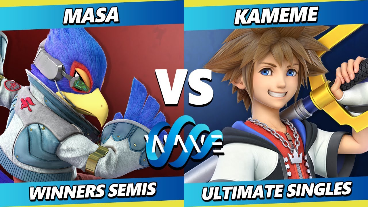 Wave 4 Top 8 - Kameme (Sora) Vs. MASA (Falco) Smash Ultimate - SSBU
