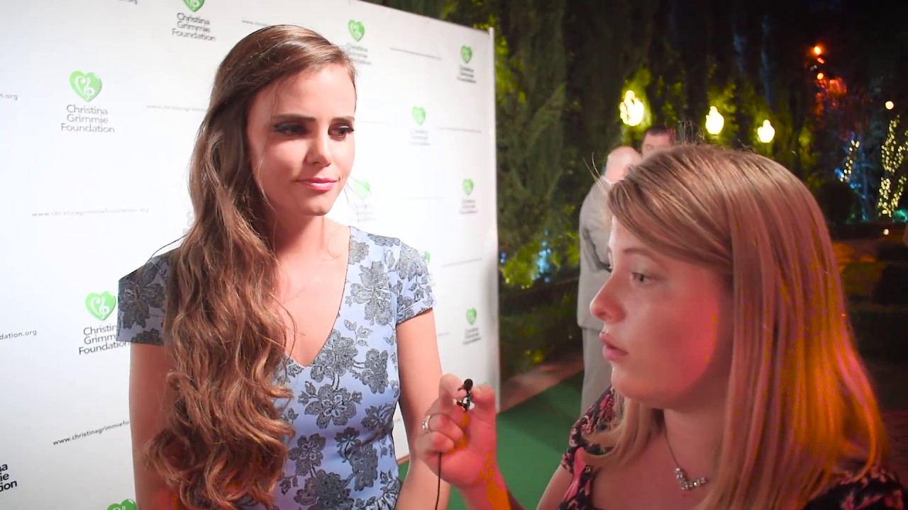 Tiffany Alvord Interview at Christina Grimmie Foundation's Inaugural Event