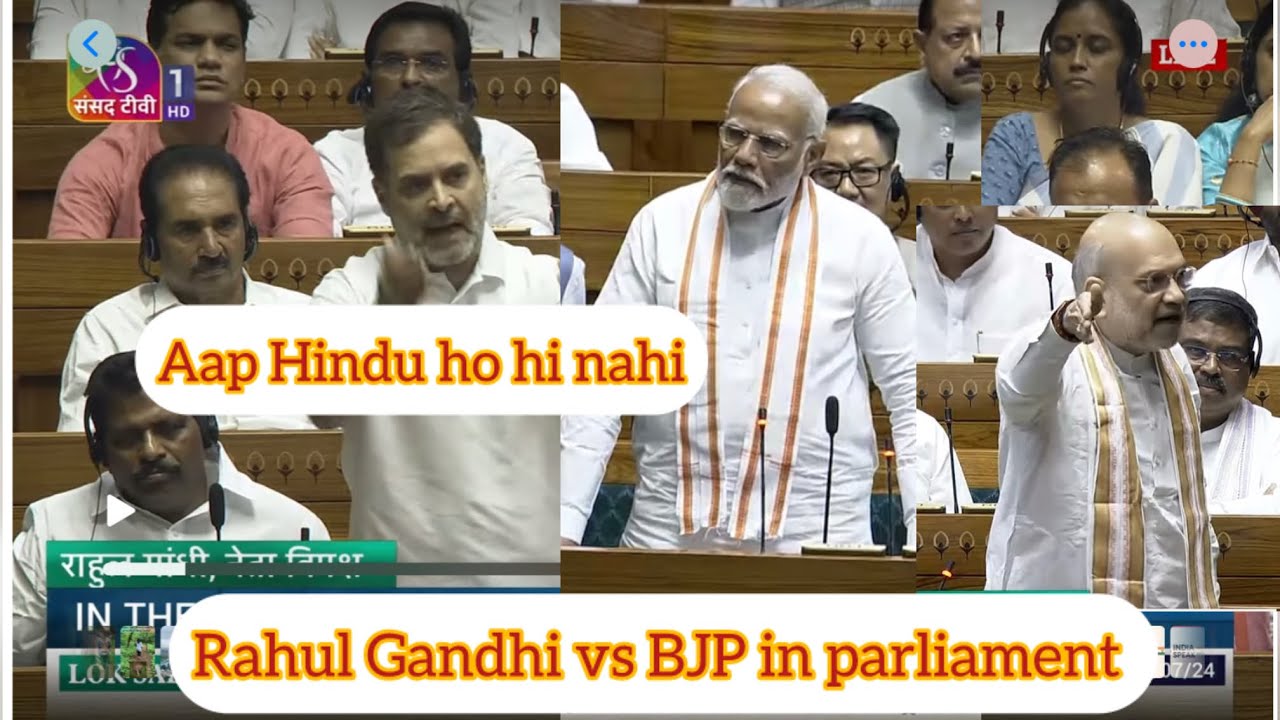 Rahul Gandhi vs BJP in Parliament | Heated Debate, Political Drama Unfolds
