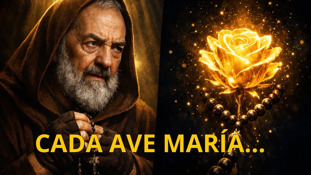 Padre Pío reveló el secreto del Rosario: cada Ave María crea una rosa eterna