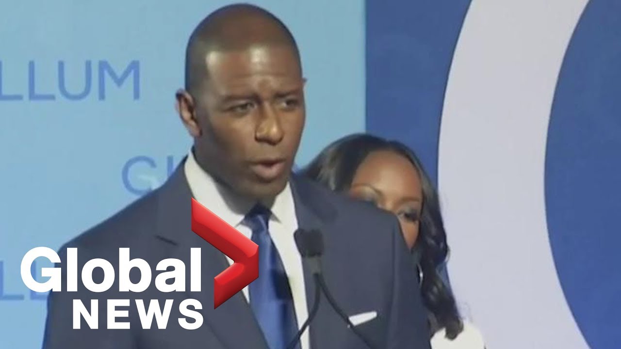 Midterm Elections: Andrew Gillum concedes Florida governor's race