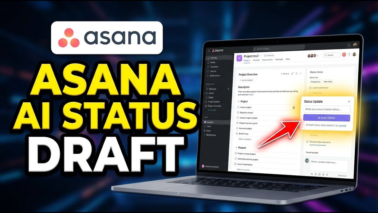 How to configure Asana AI to draft status updates automatically - Quick Tutorial