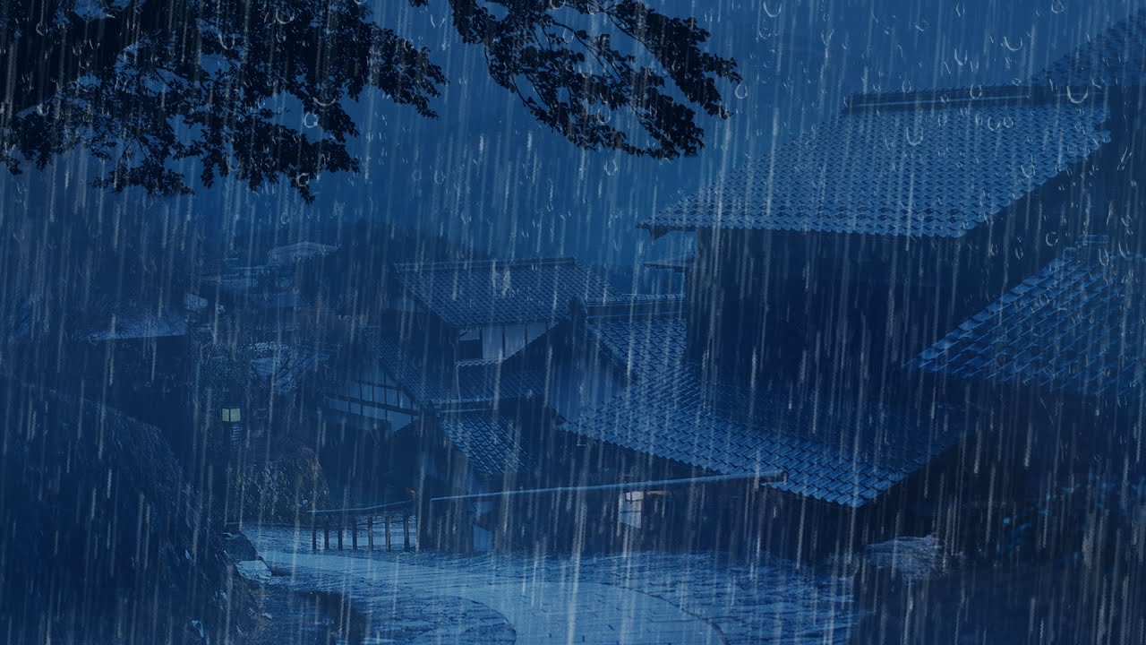 Barulho de Chuva para Dormir Profundamente e Relaxar ⛈ Som de Chuva e Trovões à Noite #6 Rain Sounds