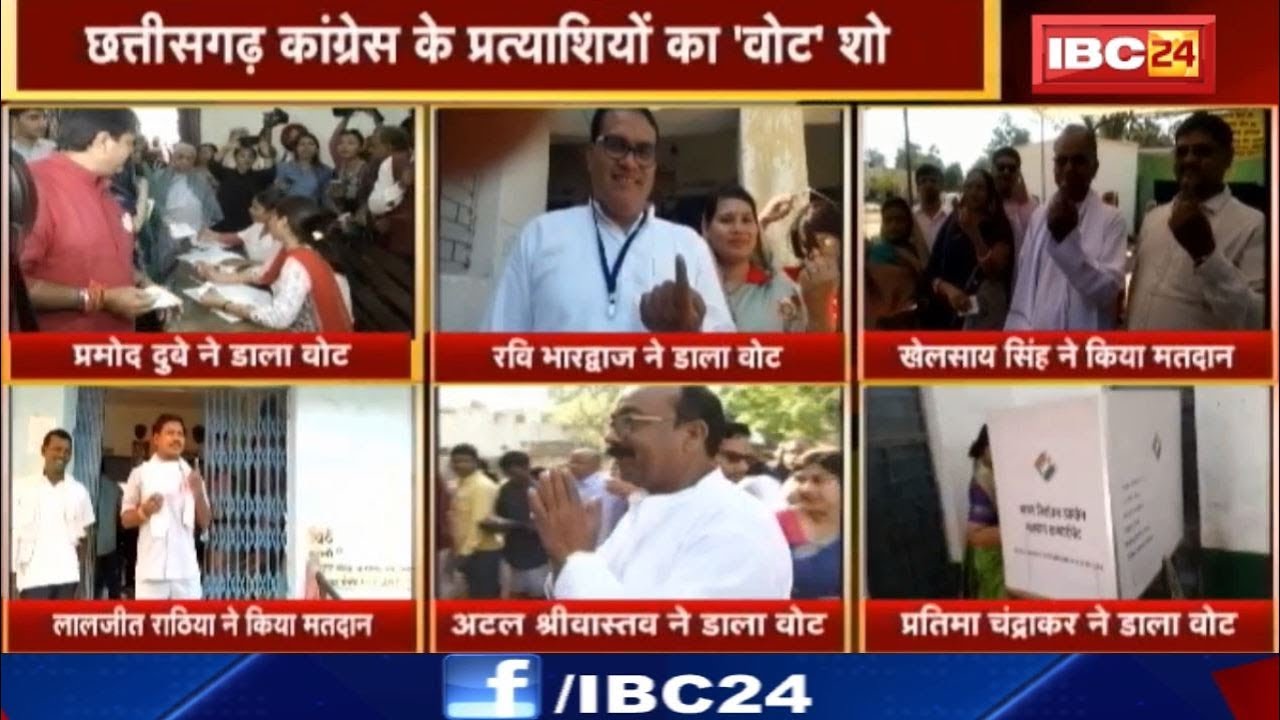 Loksabha Elections 2019 : Chhattisgarh में Congress प्रत्याशियों का Vote Show | देखिये