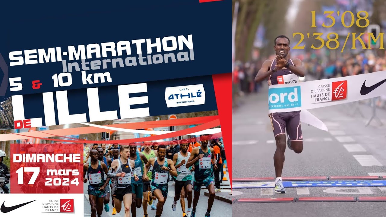 5km de Lille - 13'08 Birhanu Balew - 17/03/2024