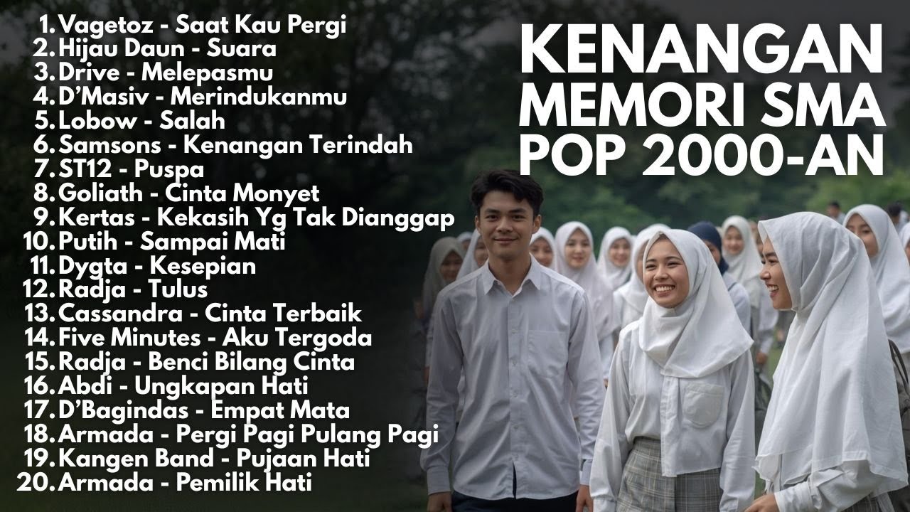 LAGU KENANGAN MASA SMA POP 2000-AN INDONESIA AKUSTIK HITS | Playlist Full Album Nostalgia Pagi Hari