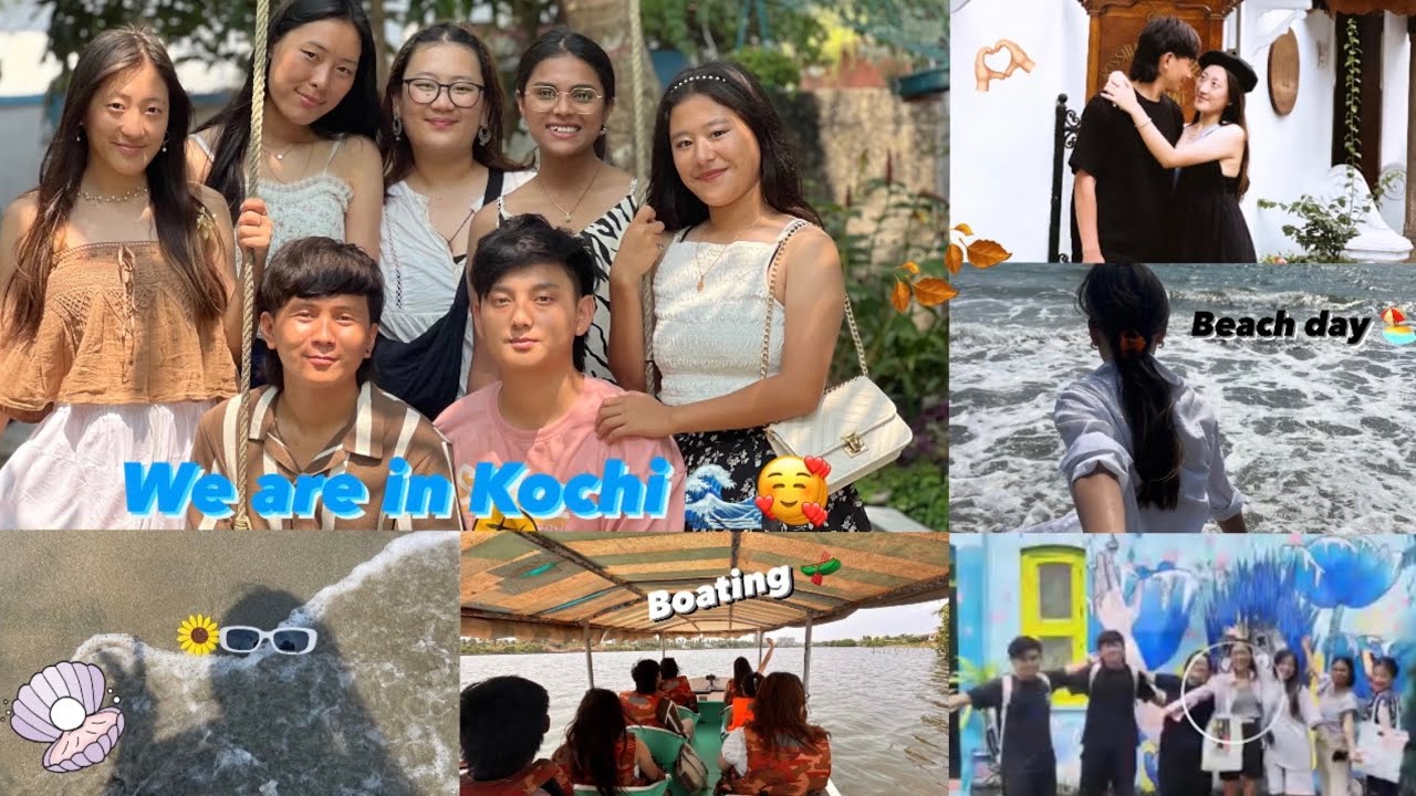 We are in Kochi, Kerala 🧿 Beach day / Bangalore to Kochi / Boating / a trip with friends 💘