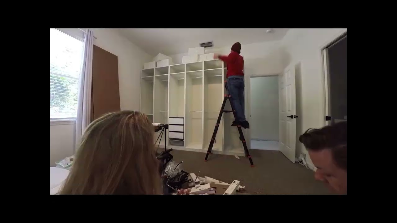 IKEA PAX CLOSET INSTALLATION 