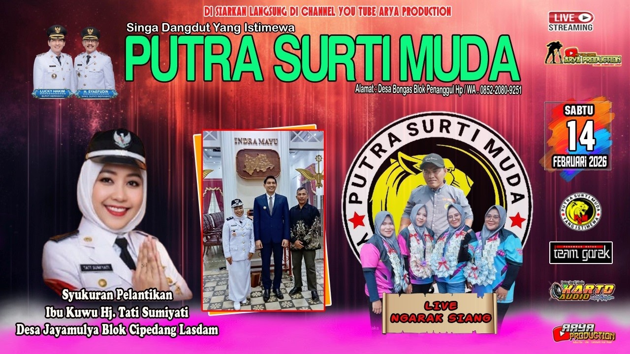 🔴SYUKURAN PELANTIKAN KEPALA DS JAYAMULYA❗IBU.KUWU TATI SUMIYATI ❗LIVE SINGA DANGDUT❗PUTRA SURTI MUDA