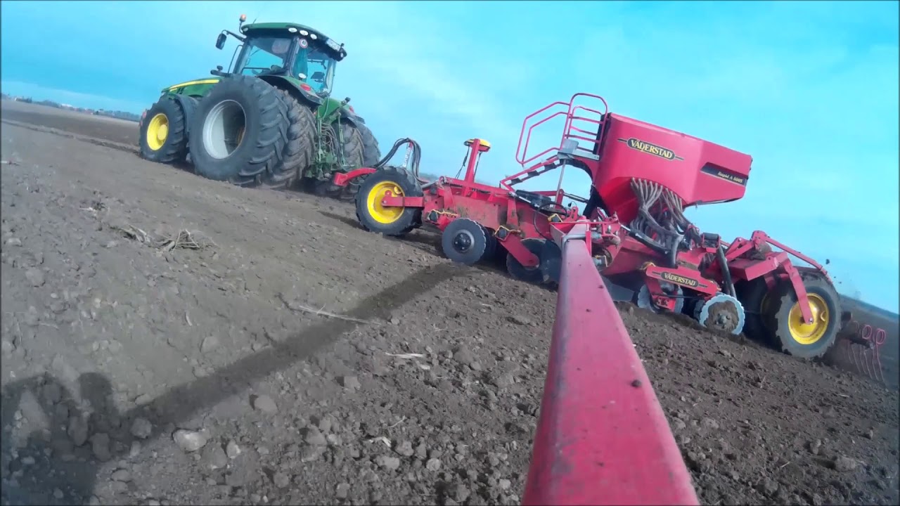 John Deere 8310R ,6930 / Vaderstad Rapid A 800S/ - sejba jačmeňa /sowing barley 2020