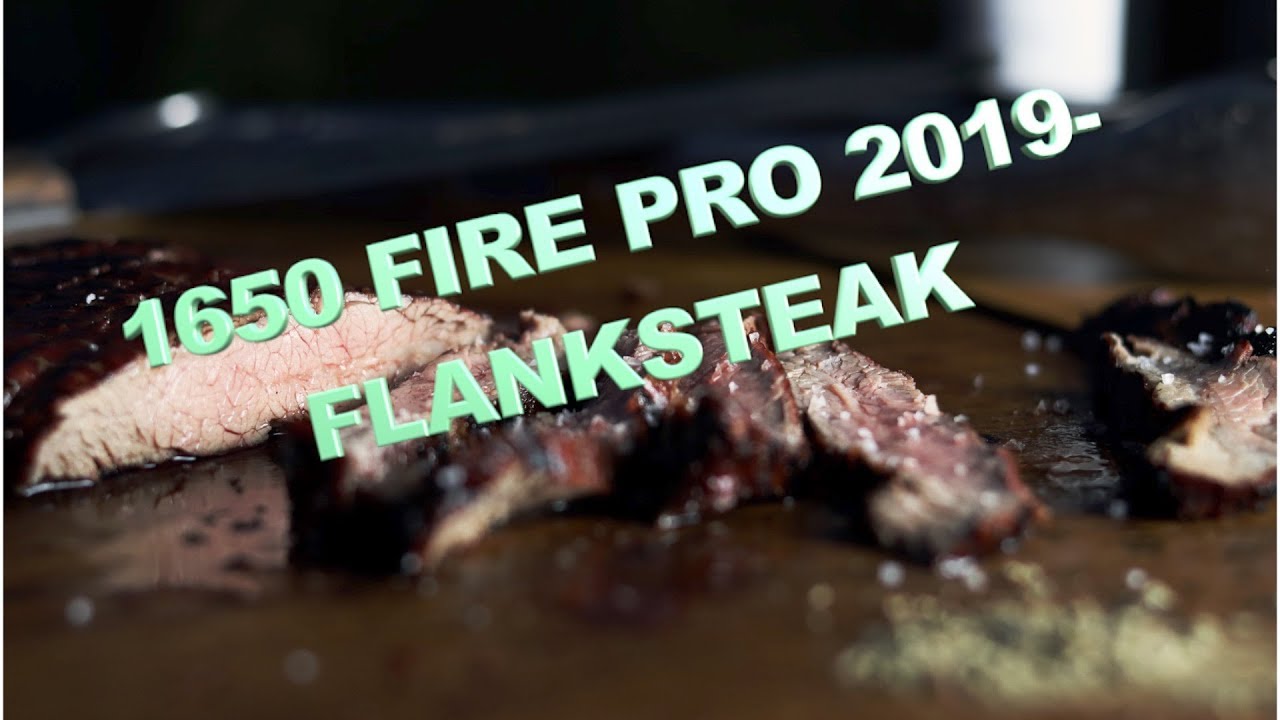 Flanksteak beefen | 1650 Fire Pro Oberhitzegrill