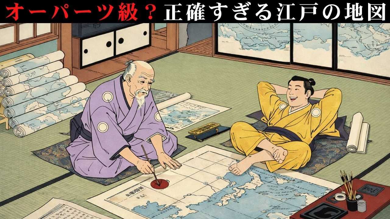 伊能忠敬はどうやって日本を歩いて地図を作ったのか？50代から始めた本当の理由 【江戸の衝撃】【日本浮世絵ばなし】