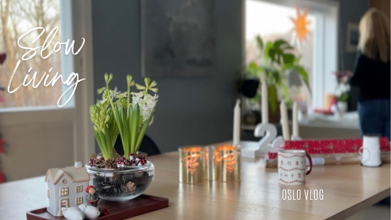Welcoming December in Norway / Decorating for Christmas and First day of Advent  /Intentional living