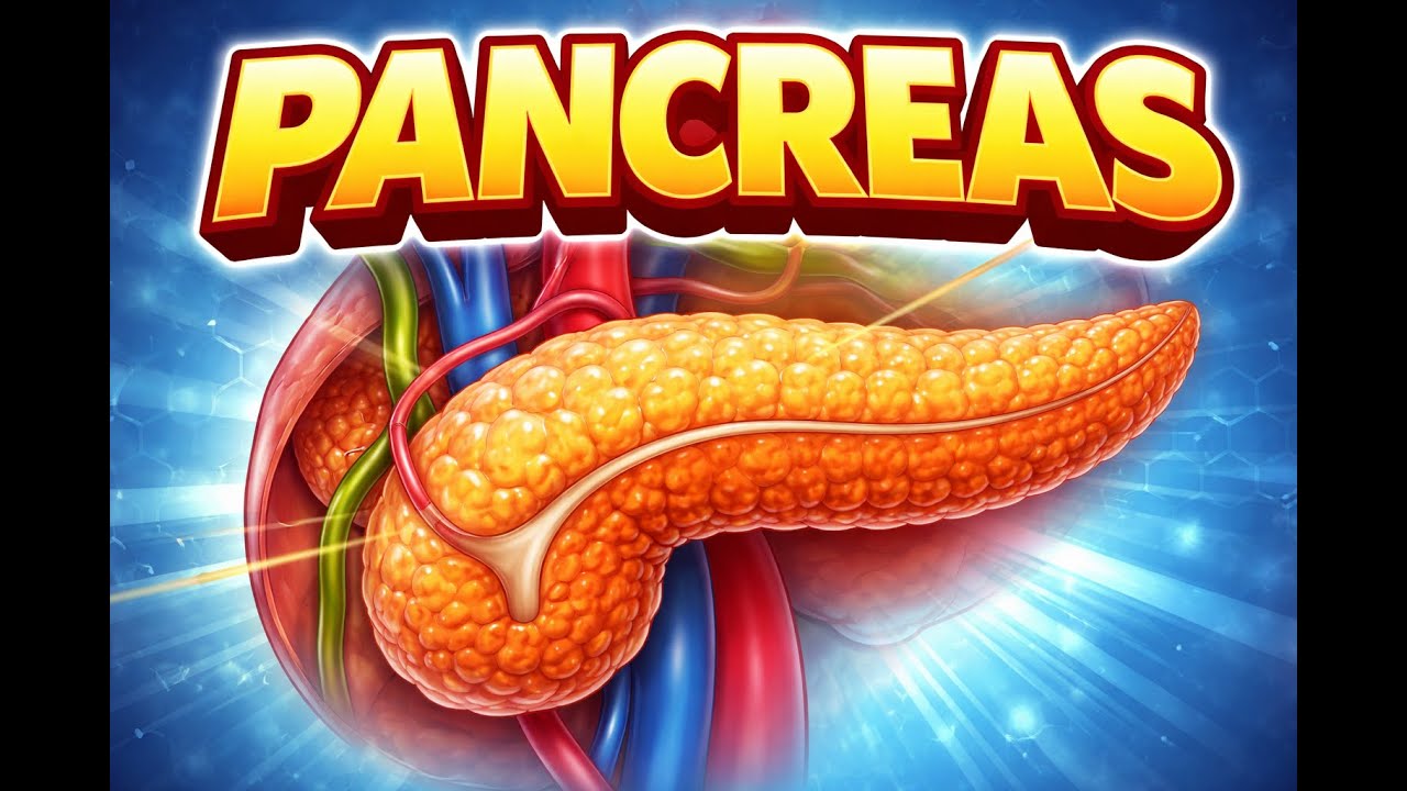 Pancreas Explained Simply | Anatomy, Functions & Hormones (Easy & Clear)
