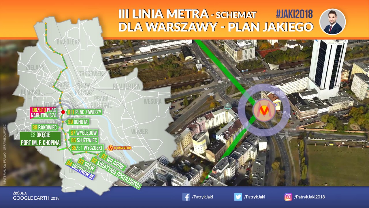 Wizualizacja III lini metra