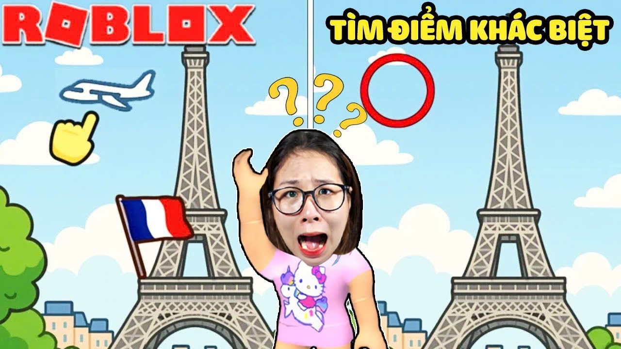 Ốc Tv thử th&aacute;ch t&igrave;m ra điểm kh&aacute;c biệt trong ROBLOX !!!