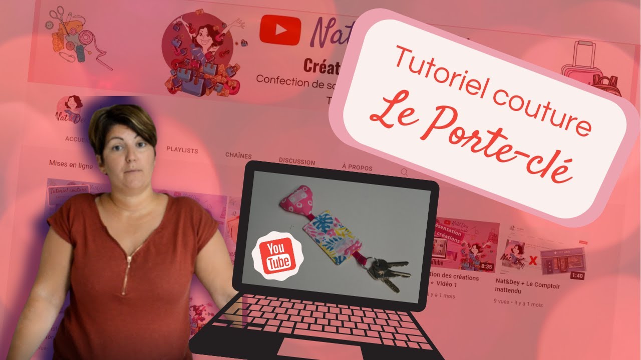 Tutoriel couture facile Nat&Dey ⭐ Le Porte-clé