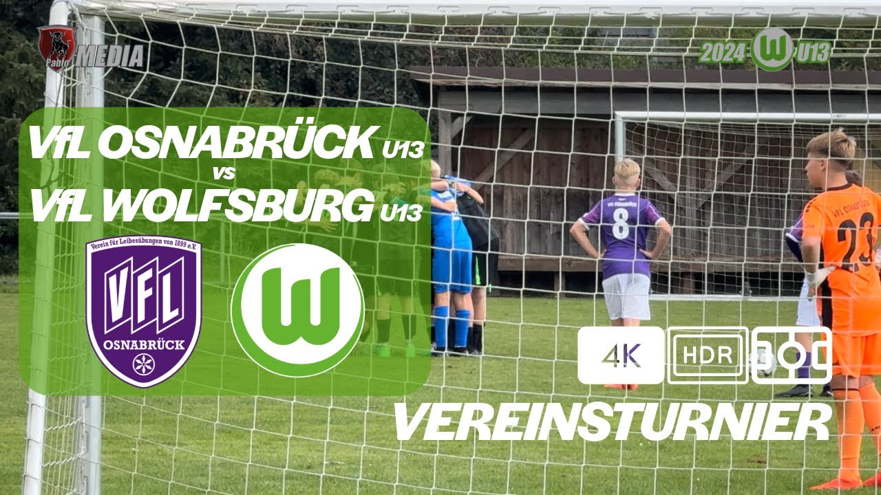 VfL Osnabrück U13 vs VfL-Wolfsburg U13 (15-09-2024) NordCup in Sittensen - Best of Highlights