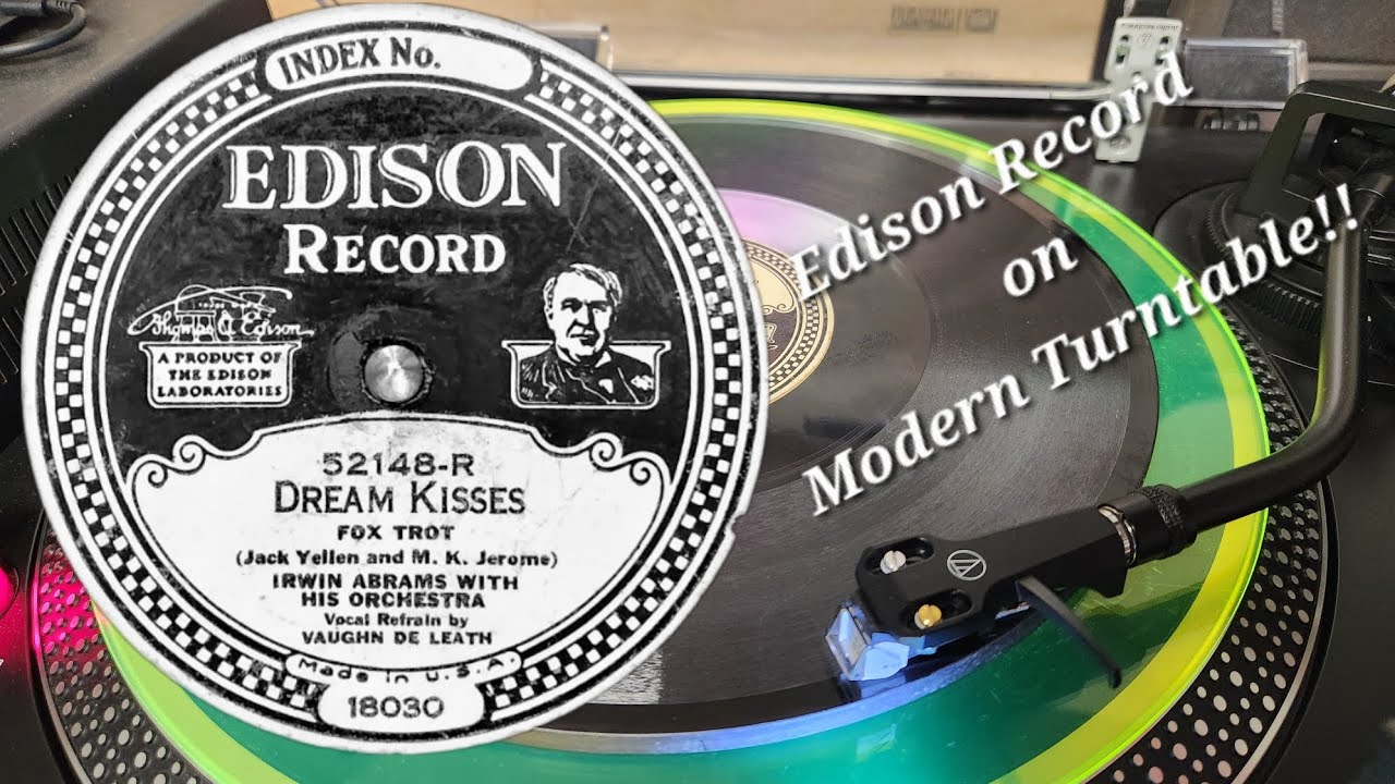1927 Edison Disc Record + Modern Player! Irwin Abrams Orchestra ~ 