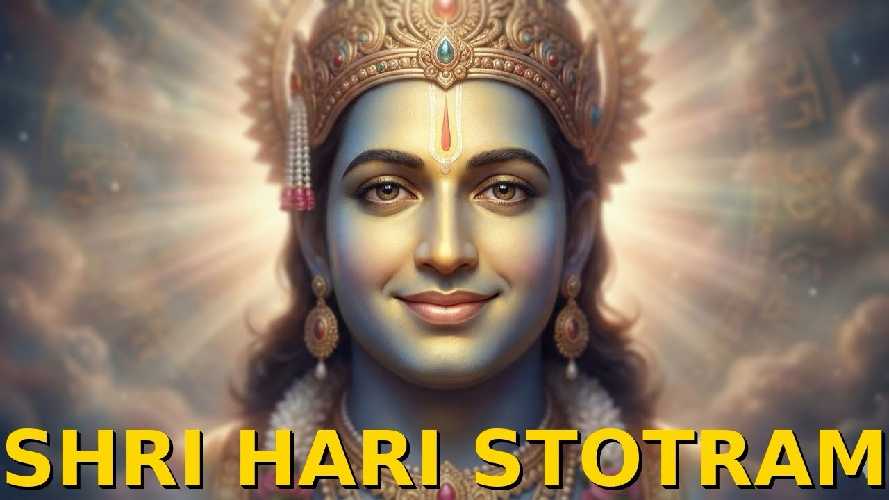 Shri Hari Stotram – Full Song | Divine Vishnu Stuti | AI Animated Devotional Video