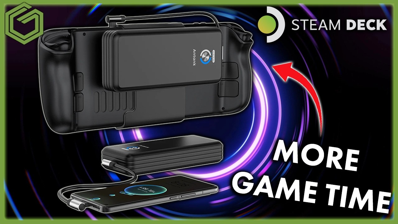 Отлично подходит для Steam Deck? Обзор внешнего аккумулятора Antank Mounted