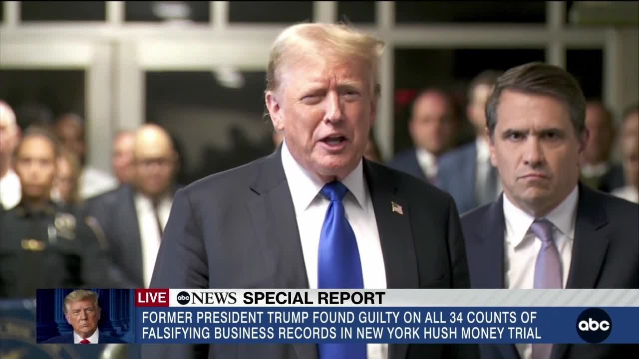 ABC News Special Report: Trump convicted in hush money trial