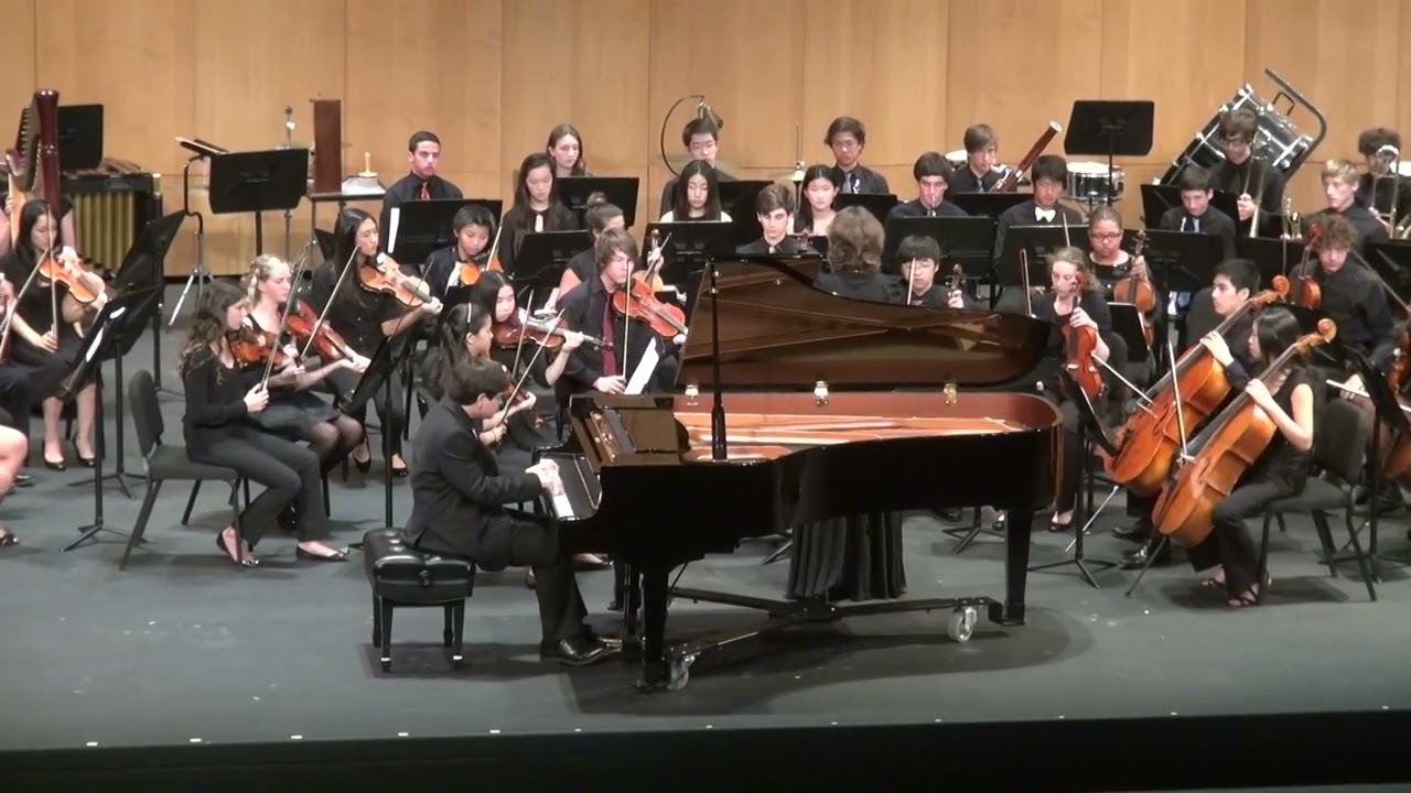Grieg Piano Concerto in A Minor, Movement III (Noah Simon, Harvard-Westlake Symphony Orchestra)