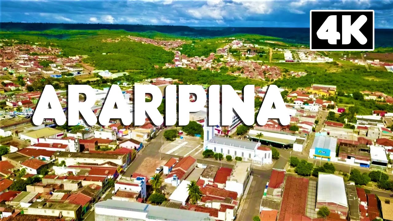ARARIPINA VISTA DE CIMA - 4K