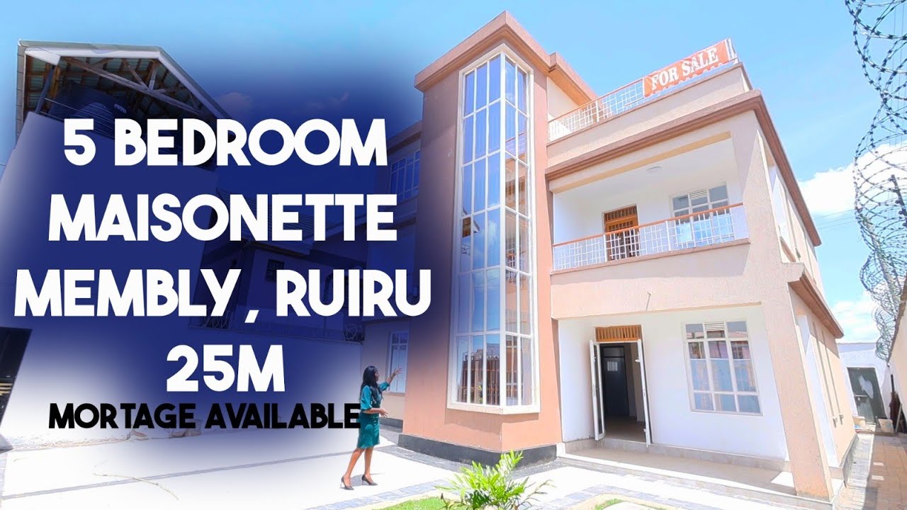 Beautiful Spacious 5 Bedroom Maisonette at Membley. Price 25M.