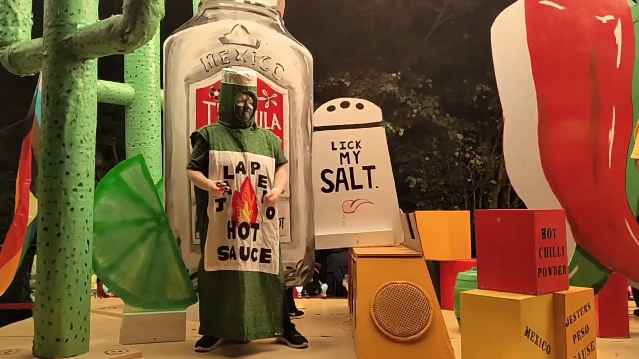 Jesters Carnival Club Hot Hot Hot Prickly Heat at Glastonbury and Wells Carnival 22